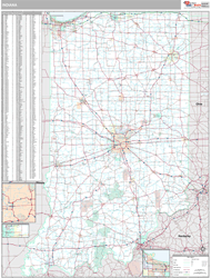 Illinois  Wall Map