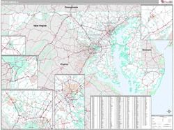 Maryland  Wall Map