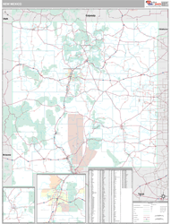 New Mexico  Wall Map