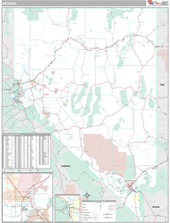 Nevada  Wall Map