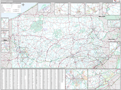 Pennsylvania  Wall Map