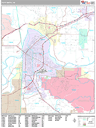 Fort Smith Wall Map