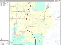 Rogers Wall Map