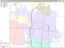 Springdale Wall Map