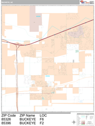 Buckeye Wall Map