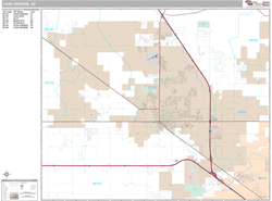 Casa Grande Wall Map