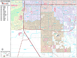 Chandler Wall Map