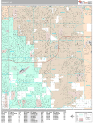 Gilbert Wall Map