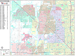 Glendale Wall Map