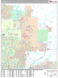 Scottsdale Wall Map