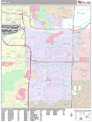 Tempe Wall Map