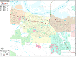 Antioch Wall Map