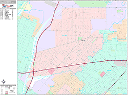 Baldwin Park Wall Map