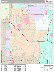Carson Wall Map