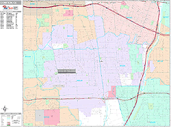 Compton Wall Map