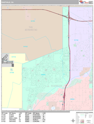 Eastvale Wall Map