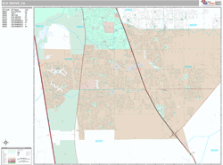 Elk Grove Wall Map