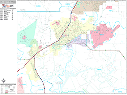 Fairfield Wall Map