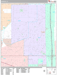 Gardena Wall Map