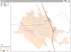 Gilroy Wall Map