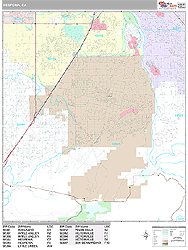 Hesperia Wall Map