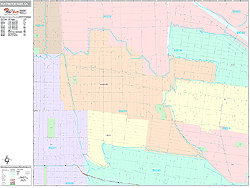 Huntington Park Wall Map