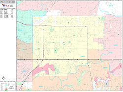 La Habra Wall Map