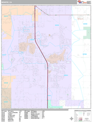 Menifee Wall Map