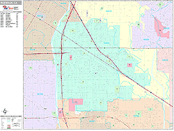 Norwalk Wall Map