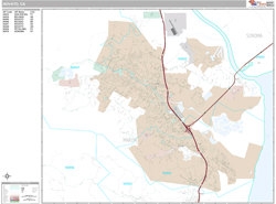 Novato Wall Map