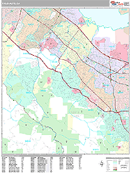 Palo Alto Wall Map