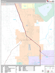 Perris Wall Map