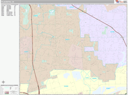 Placentia Wall Map