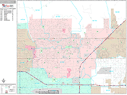 Rancho Cucamonga Wall Map