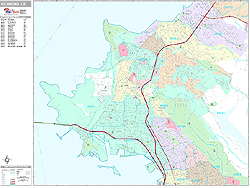 Richmond Wall Map