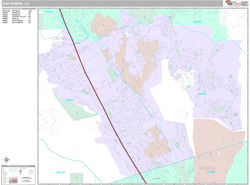 San Ramon Wall Map