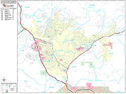 Santa Clarita Wall Map