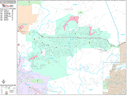 Simi Valley Wall Map