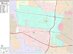 South Gate Wall Map