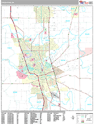 Stockton Wall Map