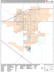 Tracy Wall Map