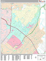 Tustin Wall Map