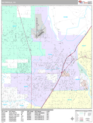 Victorville Wall Map