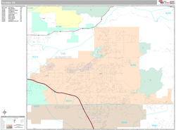 Yucaipa Wall Map