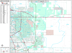 Aurora Wall Map