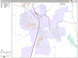 Castle Rock Wall Map