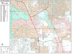 Centennial Wall Map