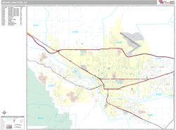 Grand Junction Wall Map