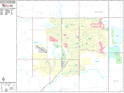 Longmont Wall Map