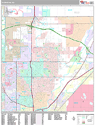 Thornton Wall Map